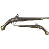 Image 1 : European flintlock large caliber holster pistol, 1700s.