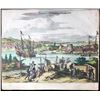 Image 1 : Dutch copperplate-engraved scene of St. Augustine, Florida by Arnoldus Montanus (ca. 1671), hand map