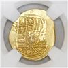 Image 1 : Mexico City, Mexico, cob 2 escudos, Philip V, assayer not visible (oXMJ, style of 1711-13), NGC MS 6