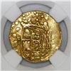 Image 1 : Bogota, Colombia, cob 2 escudos, Philip V, assayer not visible (S), mintmark F to left (1744-46), NG