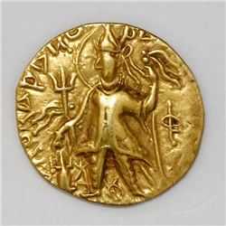 India, Kushan Empire, gold dinar, (ca. 247-265 AD), Vasishka.