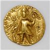Image 1 : India, Kushan Empire, gold dinar, (ca. 247-265 AD), Vasishka.
