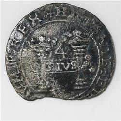 Mexico City, Mexico, 4 reales, Charles-Joanna, "Early Series," assayer P to right, mintmark M to lef