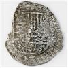 Image 1 : Potosi, Bolivia, cob 4 reales, 1620T, Grade-3 quality but Grade 4 in database, certificate missing.
