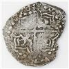 Image 2 : Potosi, Bolivia, cob 4 reales, 1620T, Grade-3 quality but Grade 4 in database, certificate missing.