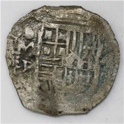 Mexico City, Mexico, cob 4 reales, Philip IV, assayer P.
