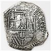 Image 1 : Potosi, Bolivia, cob 8 reales, (16)50O, no countermark (rare).