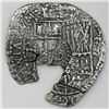 Image 1 : Potosi, Bolivia, cob 4 reales, 16(51-2)E, with crowned-o countermark on shield.