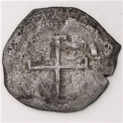 Potosi, Bolivia, cob 8 reales, 1668E.