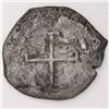 Image 1 : Potosi, Bolivia, cob 8 reales, 1668E.