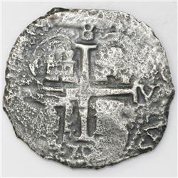 Potosi, Bolivia, cob 8 reales, 1679V.