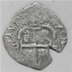 Potosi, Bolivia, cob 2 reales, 1664E.