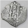 Image 2 : Potosi, Bolivia, cob 2 reales, 1676E.