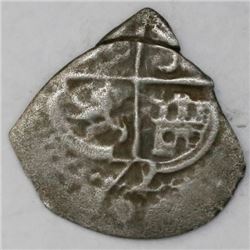 Potosi, Bolivia, cob 1 real, 1672/1E.