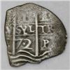 Image 2 : Potosi, Bolivia, cob 1 real, 1672/1E.