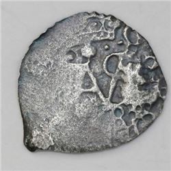 Potosi, Bolivia, cob 1/2 real, 1678E.