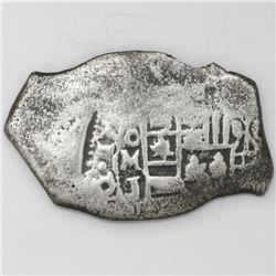 Mexico City, Mexico, cob 8 reales, Philip V, assayer J.