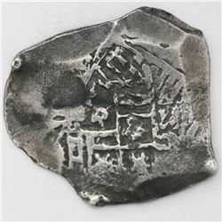Mexico City, Mexico, cob 8 reales, Philip V, assayer not visible.