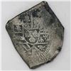 Image 1 : Mexico City, Mexico, cob 8 reales, Philip V, assayer not visible, with green encrustation on cross.