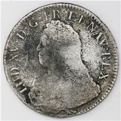 France (Bayonne mint), ecu, Louis XV, 1732-L.