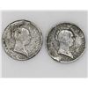 Image 1 : Lot of two Spanish 20 reales of Isabel II, dated 1851 and 1852.