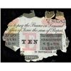 Image 1 : Calcutta, British India, 10 rupees, 25-1-1916, series AC 48, serial 80383, laminated.