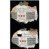 Image 1 : Lot of two Calcutta, British India, 10 rupees, 25-1-1916, series AC 48, serials 80380 and 80396, lam