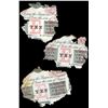 Image 1 : Lot of four Calcutta, British India, 10 rupees, 25-1-1916, series AC 48, serials not visible.