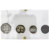 Image 2 : Four-coin denomination set in holder printed with "The First Coins Minted in America," consisting of