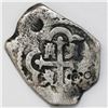 Image 2 : Mexico City, Mexico, cob 8 reales, Philip V, assayer F, with chopmarks and five-petal flower counter