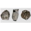 Image 2 : Lot of three Mexico City, Mexico, cob 8 reales, Philip IV and Charles II, assayer P or not visible.