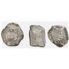 Image 1 : Lot of three Mexico City, Mexico, cob 8 reales, Philip IV, Charles II and Philip V, assayers not vis
