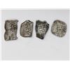 Image 2 : Lot of four Mexico City, Mexico, cob 8 reales, Philip V, assayer D or not visible.