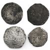 Image 1 : Lot of four Potosi, Bolivia, cob 8 reales, Philip III, assayers R (curved leg) and T.