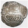 Image 1 : Potosi, Bolivia, cob 8 reales, 1630T, denomination x-8-x.