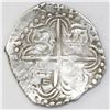 Image 2 : Potosi, Bolivia, cob 4 reales, Philip III, assayer M (pre-dated type), quadrants of cross transposed