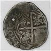 Image 2 : Guatemala, "moclon" 2 reales, crown countermark (1662) on a Potosi, Bolivia, cob 2 reales, Philip IV