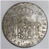Image 2 : Potosi, Bolivia, bust 8 reales, Charles III, 1788PR, in-collar double strike, with chopmarks as from