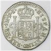 Image 2 : Bogota, Colombia, bust 1 real, Ferdinand VII (bust of Charles IV), 1819FJ, inverted J.