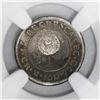 Image 1 : Costa Rica, 1/2 real, "lion" countermark (Type VI, 1849-57) on a Costa Rica (Central American Republ