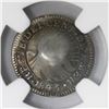 Image 2 : Costa Rica, 1/2 real, "lion" countermark (Type VI, 1849-57) on a Costa Rica (Central American Republ