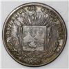 Image 2 : Costa Rica, 25 centavos, 1864GW, small denomination.