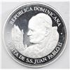 Image 1 : Dominican Republic, proof 25 pesos, 1979, Visit of Pope John Paul II.