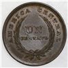 Image 2 : El Salvador, bronze 1 centavo, 1892, AU 58 BN.