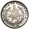 Image 1 : Guatemala, 1/4 quetzal, 1946, NGC MS 65.