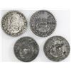 Image 2 : Lot of four Mexico City, Mexico, pillar 8 reales, various periods: 1740MF, 1754MM, 1767MF and 1771FM