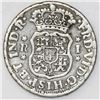 Image 1 : Mexico City, Mexico, pillar 1 real, Ferdinand VI, 1757M, dissimilar crowns, rare.