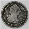 Image 1 : Mexico City, Mexico, bust 1 real, Charles III, 1776FM, desirable date.