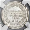Image 2 : Mexico City, Mexico, silver 1 real proclamation medal, 1789, NGC MS 62.