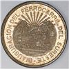 Image 1 : Mexico City, Mexico, 5 pesos, 1950, Southern Railroad, NGC MS 63.